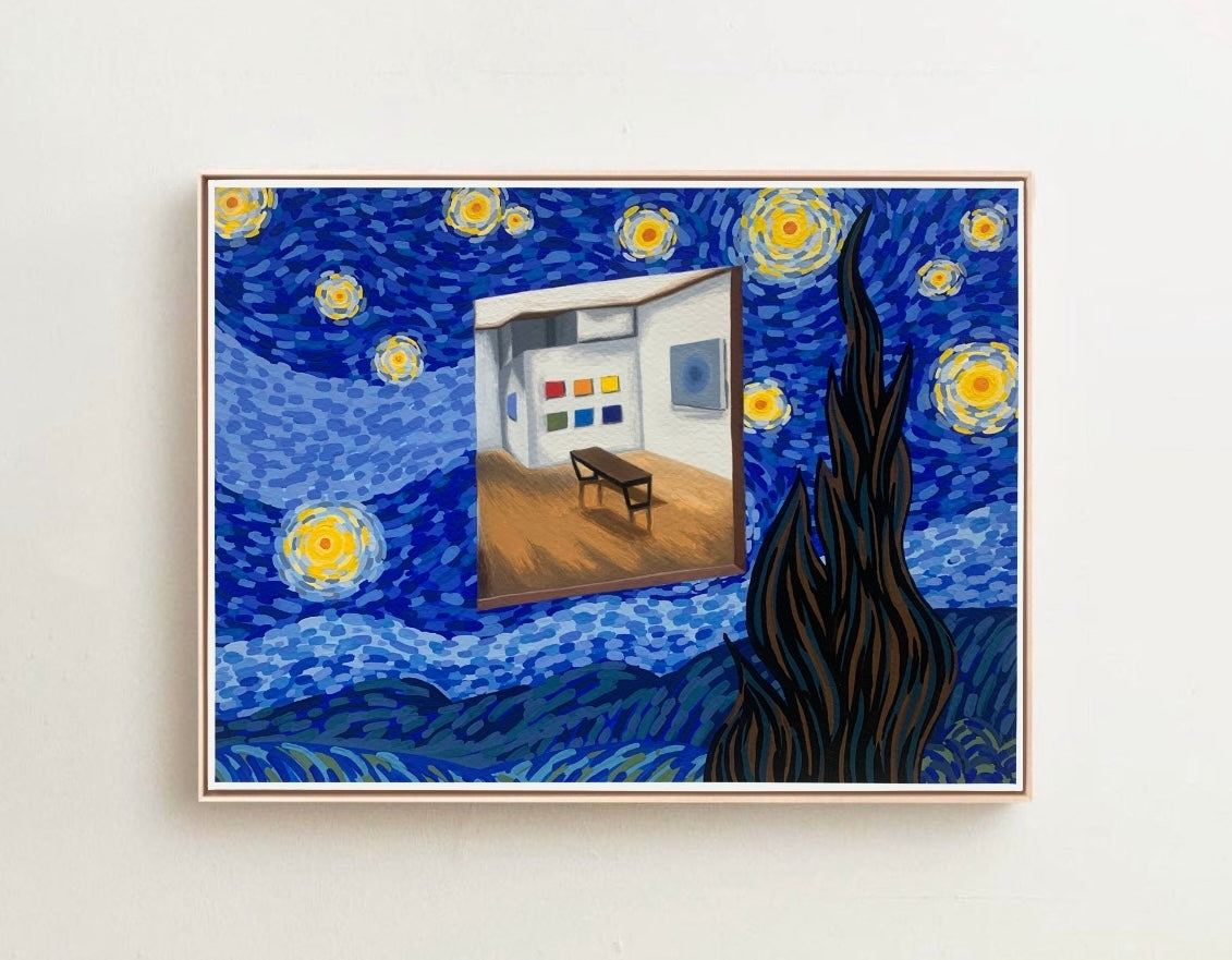 Inside The Starry Night, 12”x16” Print