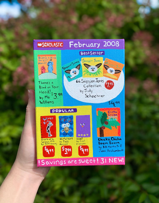 2008 Book Fair Pamphlet, 5”x7” Original Painting