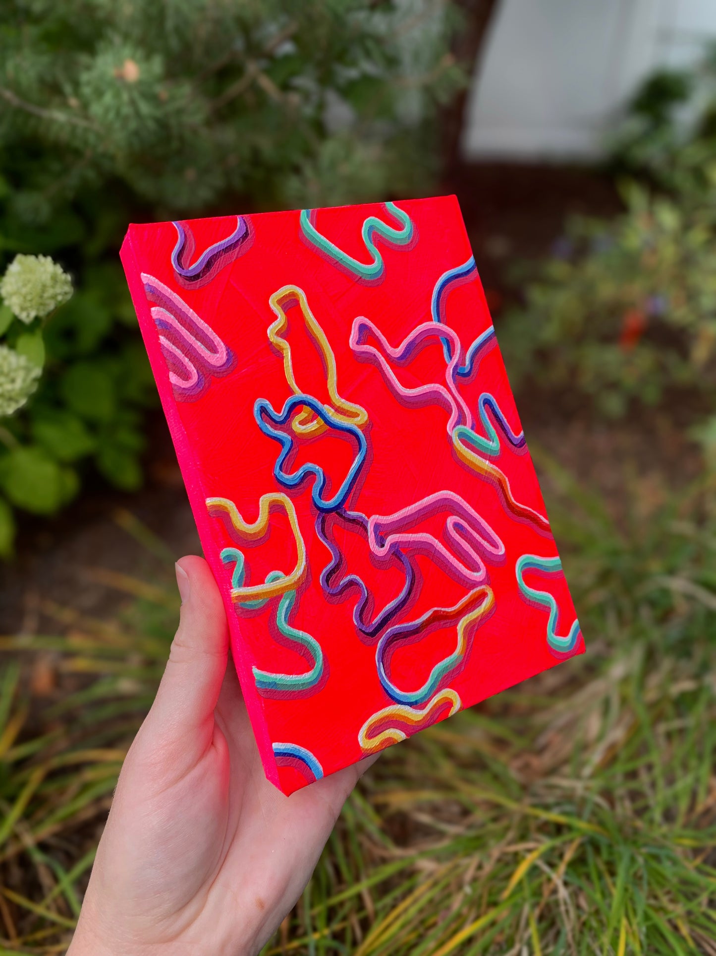 Sillybands, 5”x7” Original Painting