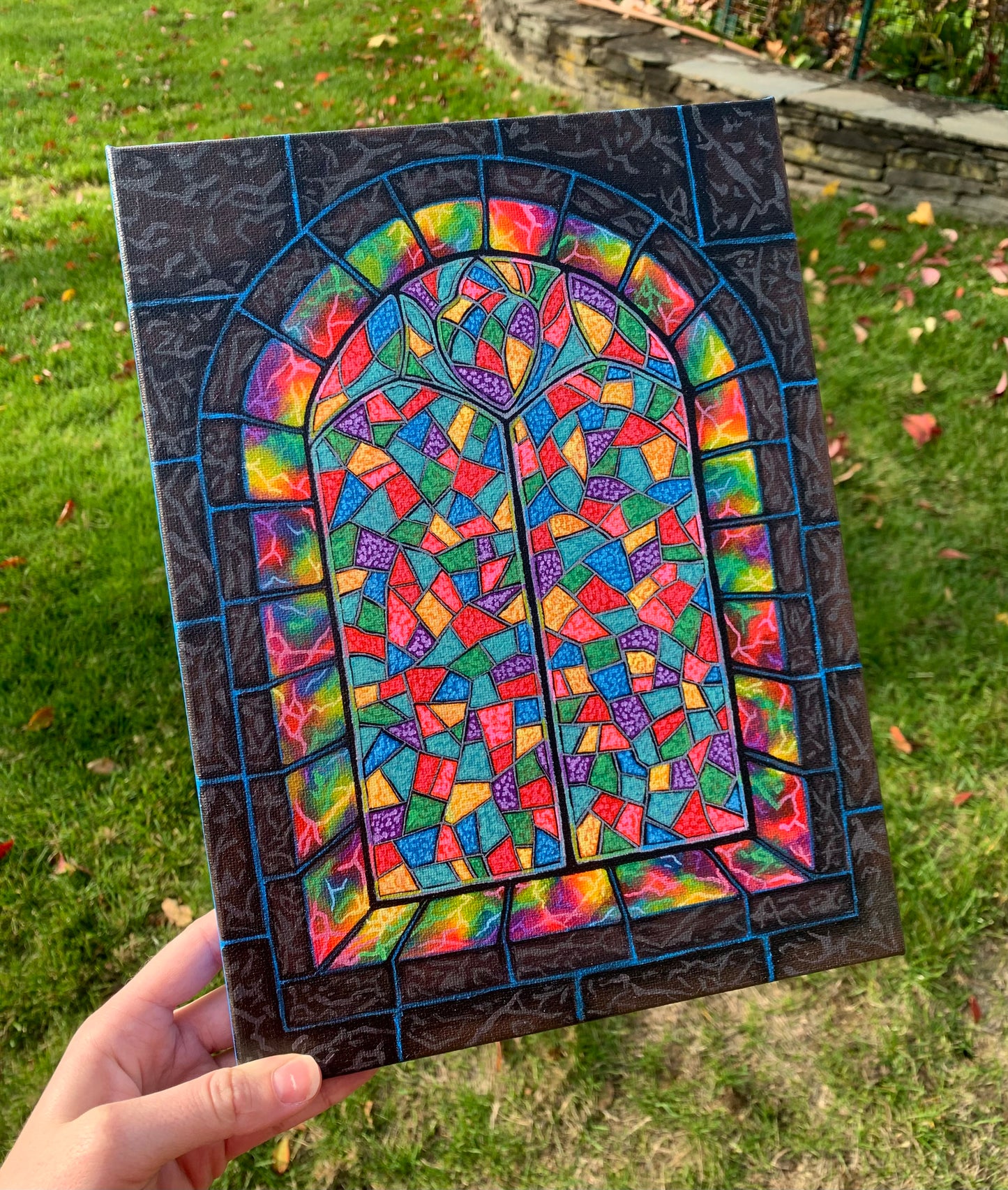 Castle of Color, 9”x12” Original Painting