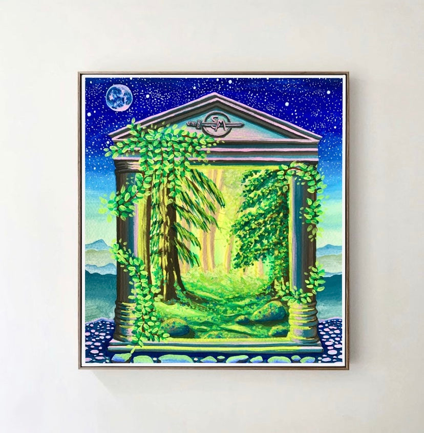 From One Land to Another, 9”x10” Print