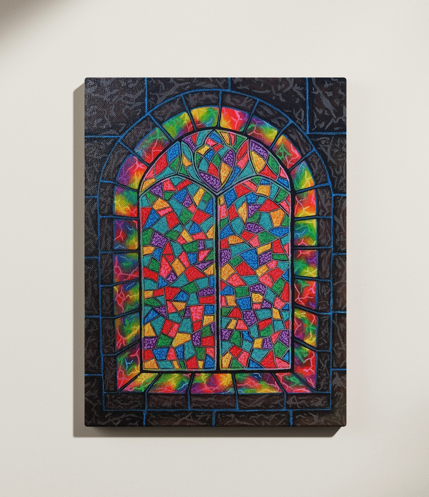 Castle of Color, 9”x12” Original Painting